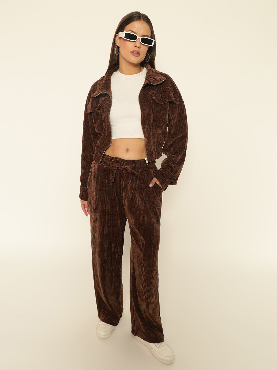 UTILITY WOOLEN COORD BROWN