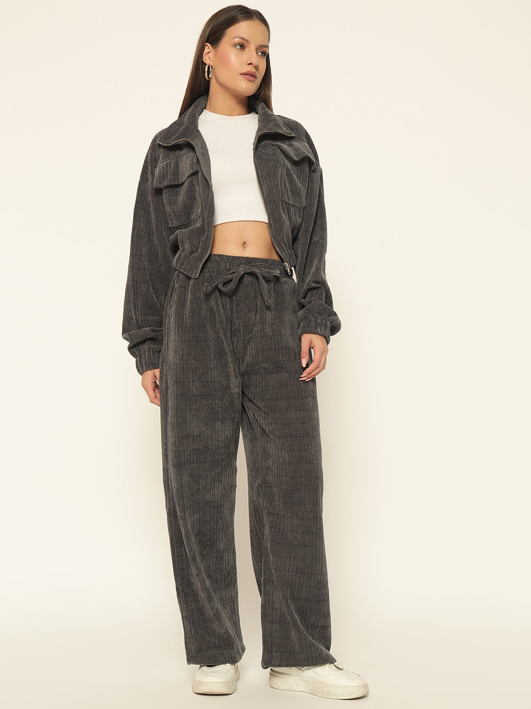 UTILITY WOOLEN COORD GREY