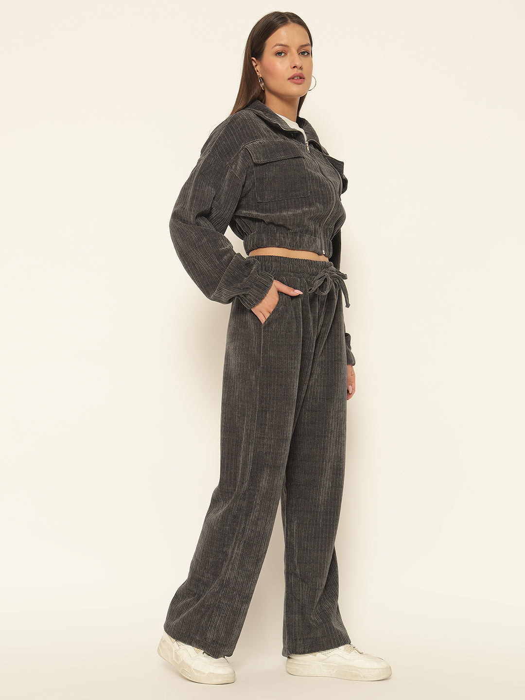 UTILITY WOOLEN COORD GREY