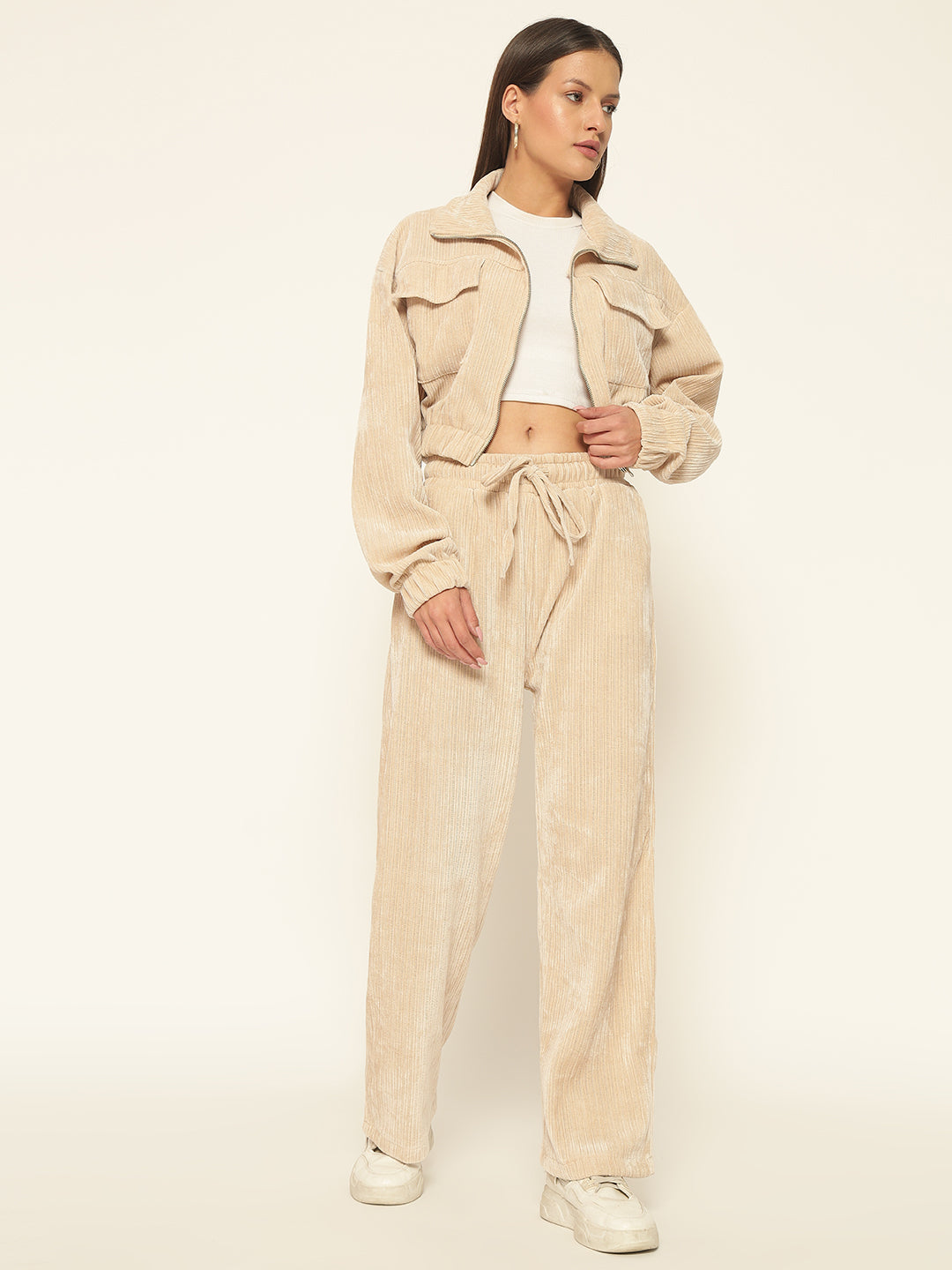 UTILITY WOOLEN COORD BEIGE