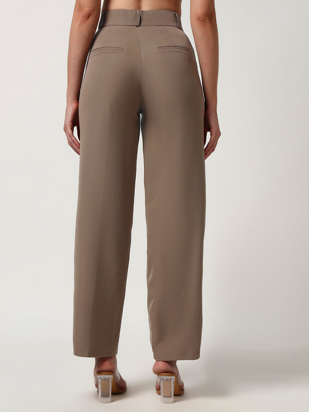 THE VINTAGE KOREAN PANTS-LIGHT BROWN