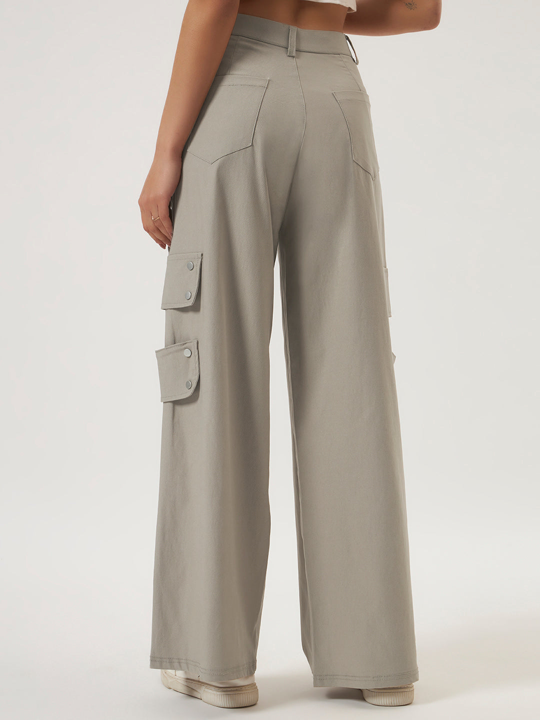 UTILITY STRAIGHT FIT CARGO LIGHT GREY