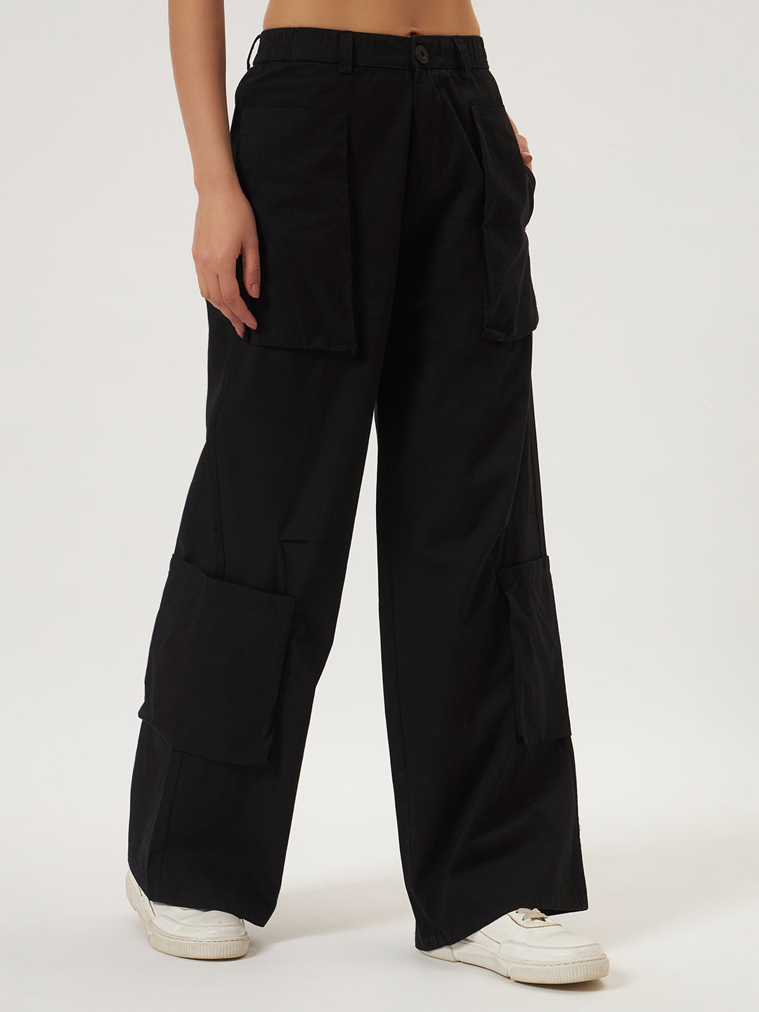 SIDECHICS NOMAD PAPER COTTON CARGO BLACK