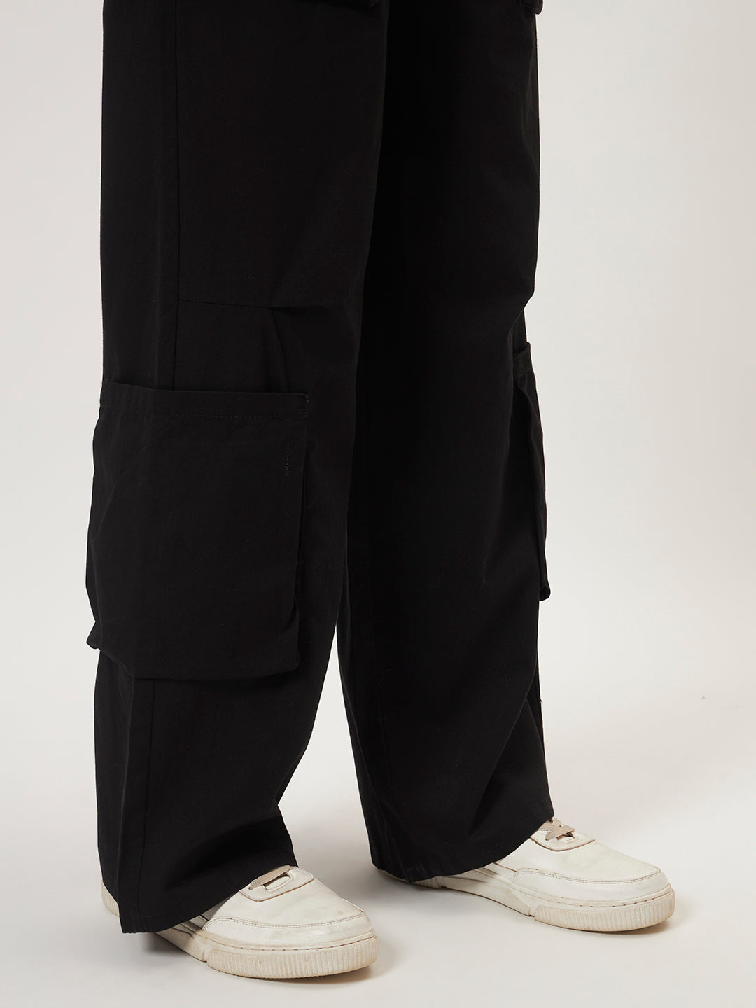 SIDECHICS NOMAD PAPER COTTON CARGO BLACK