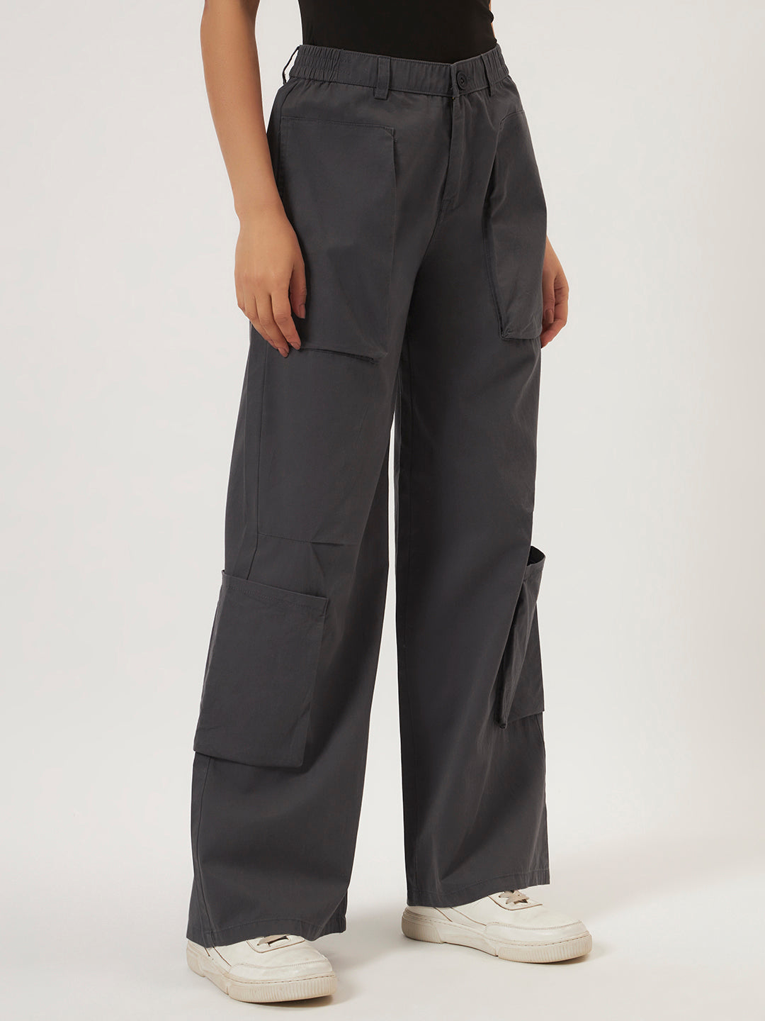 SIDECHICS NOMAD PAPER COTTON CARGO DAARK GREY