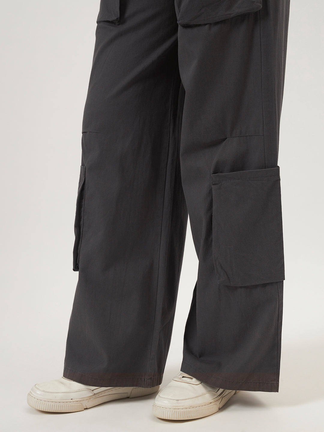 SIDECHICS NOMAD PAPER COTTON CARGO DAARK GREY