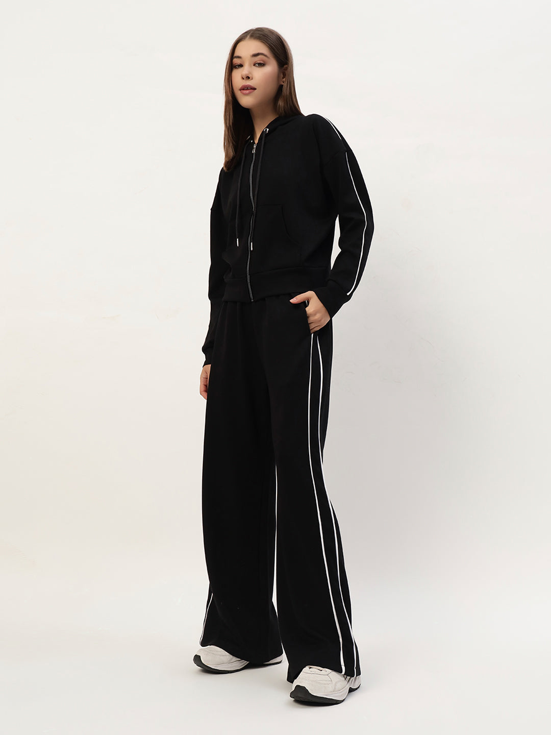 COMFY STREET CO ORD SET BLACK