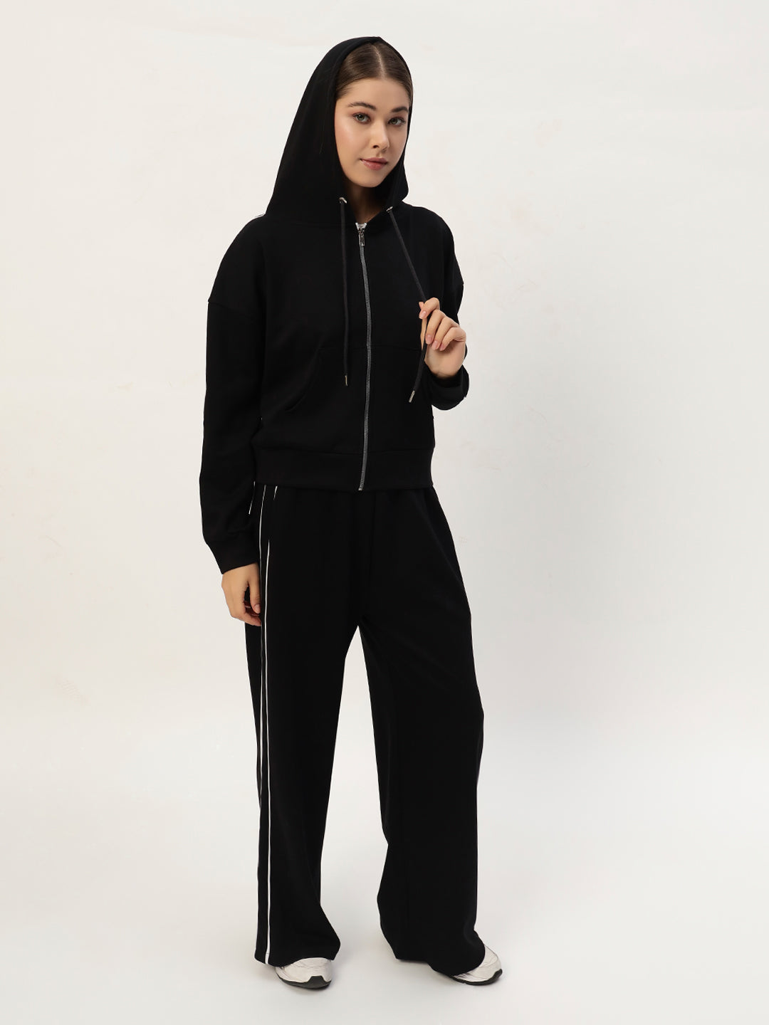 COMFY STREET CO ORD SET BLACK