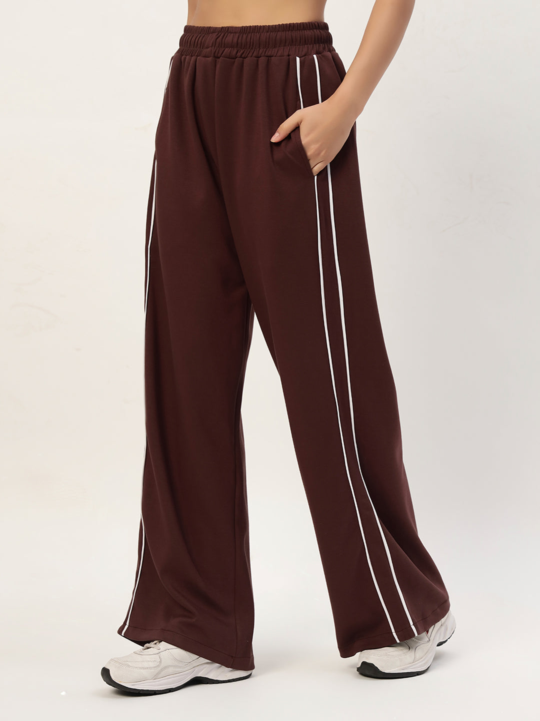 COMFY STREET CO ORD SET COFFEE BROWN