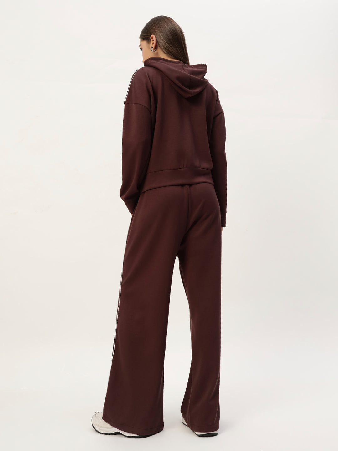 COMFY STREET CO ORD SET COFFEE BROWN