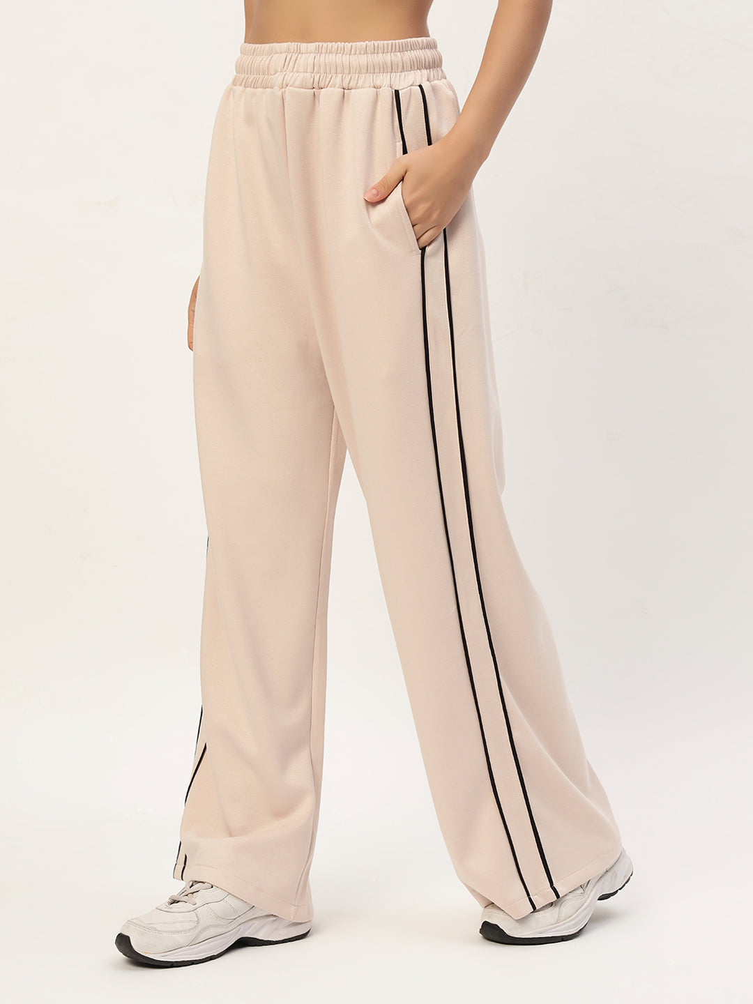 COMFY STREET CO ORD SET BEIGE