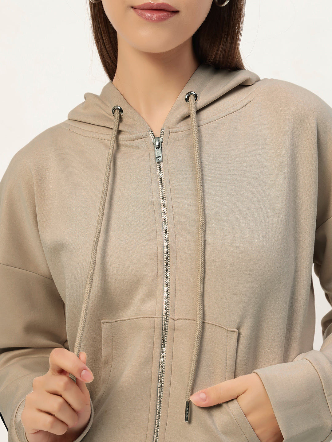 COMFY STREET CO ORD SET GREIGE