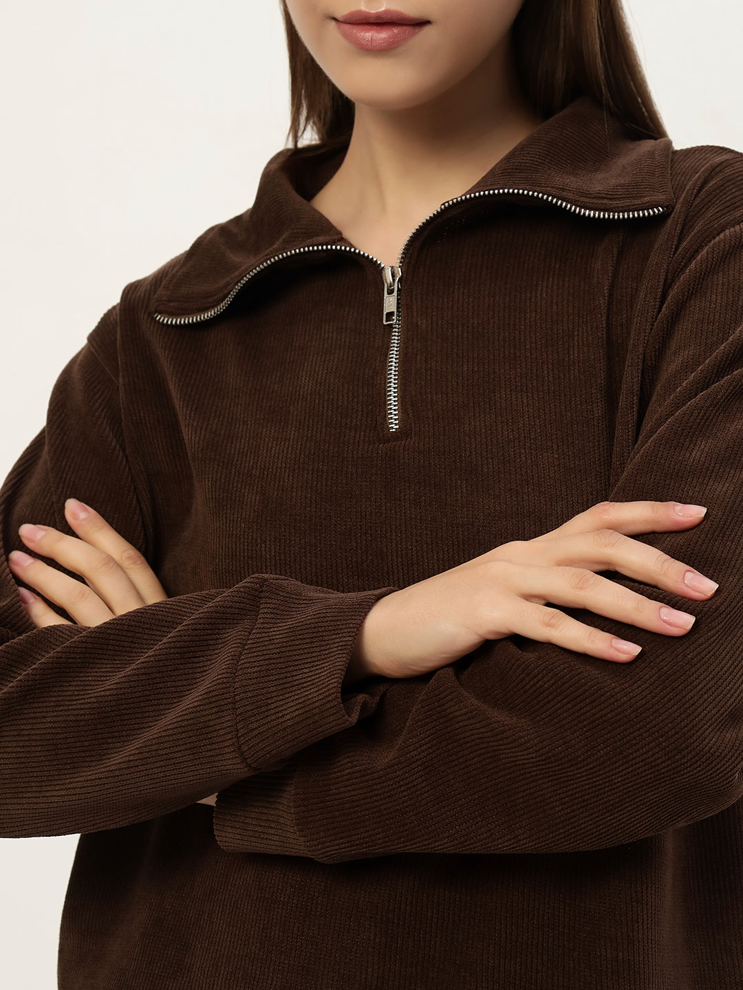 EVERYDAY WOOLEN CO ORD SET DARK BROWN