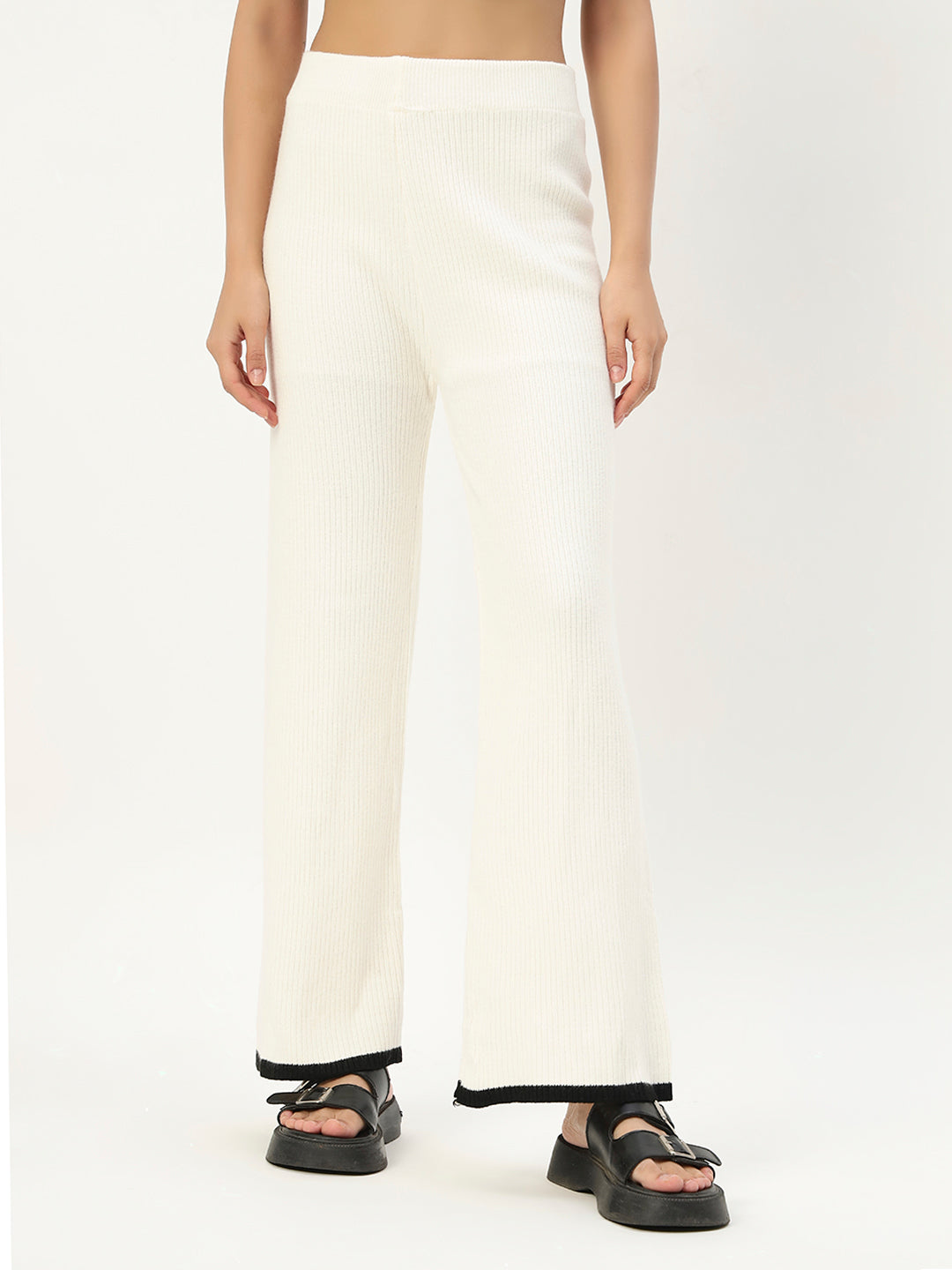 URBAN WOOLEN COORD SET WHITE