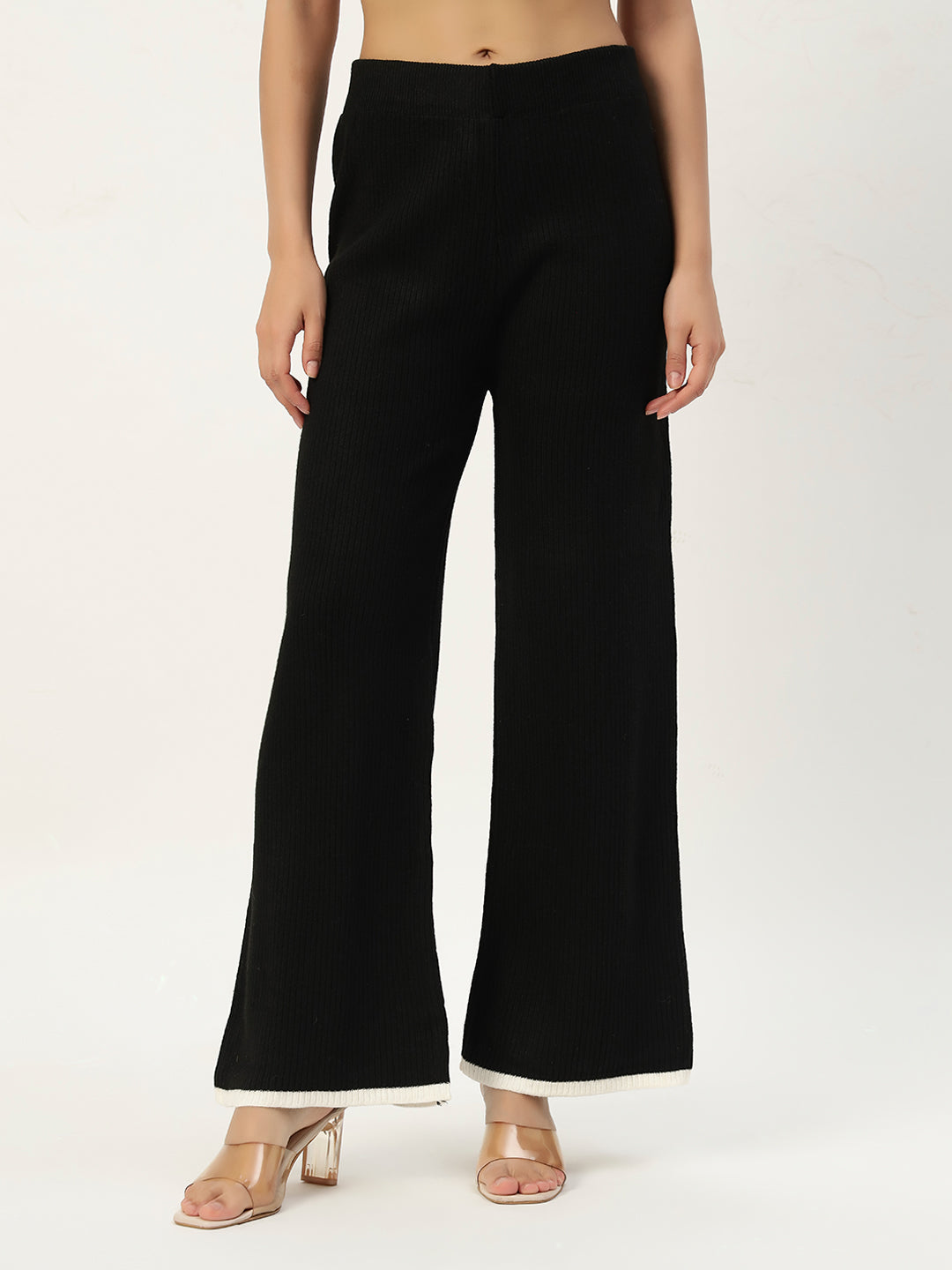 URBAN WOOLEN COORD SET BLACK