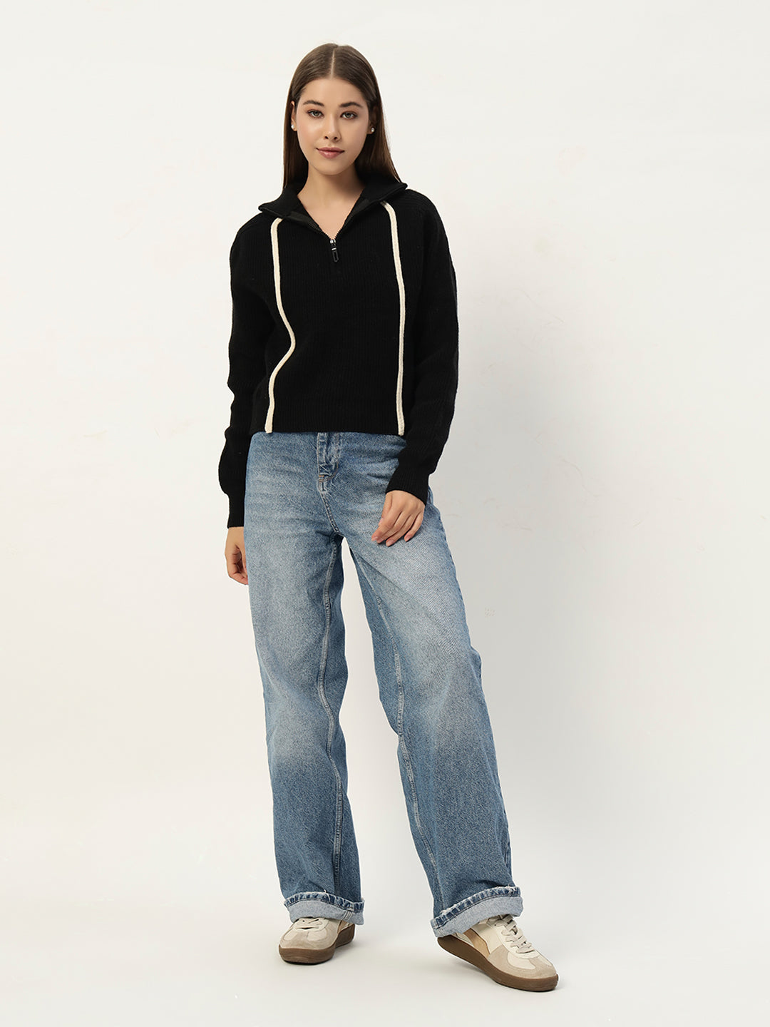 PREMIUM KNIT BLACK JUMPER