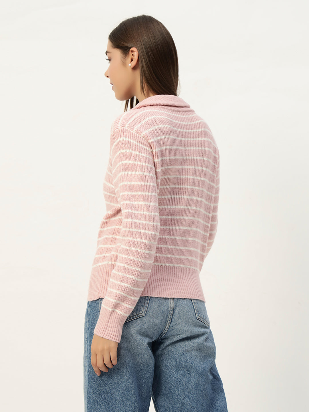 PINK STRIPED JUMPER