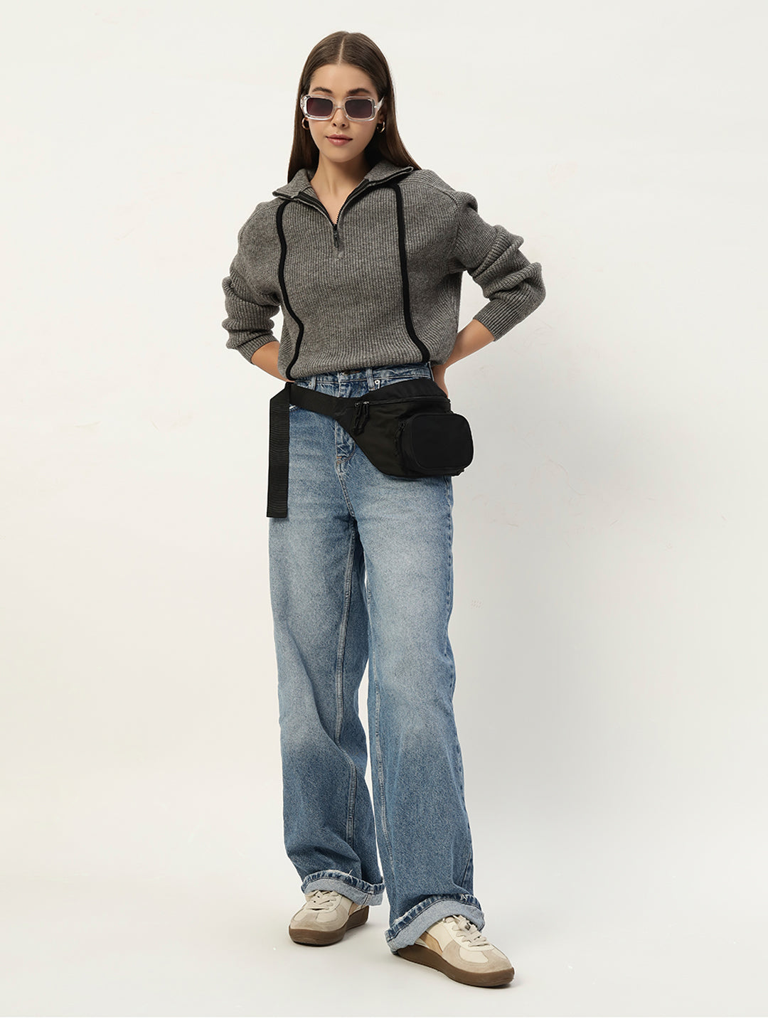 PREMIUM KNIT GREY JUMPER