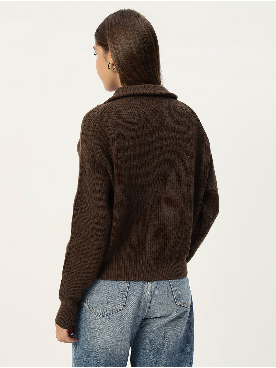 PREMIUM KNIT DARK COFFEE JUMPER