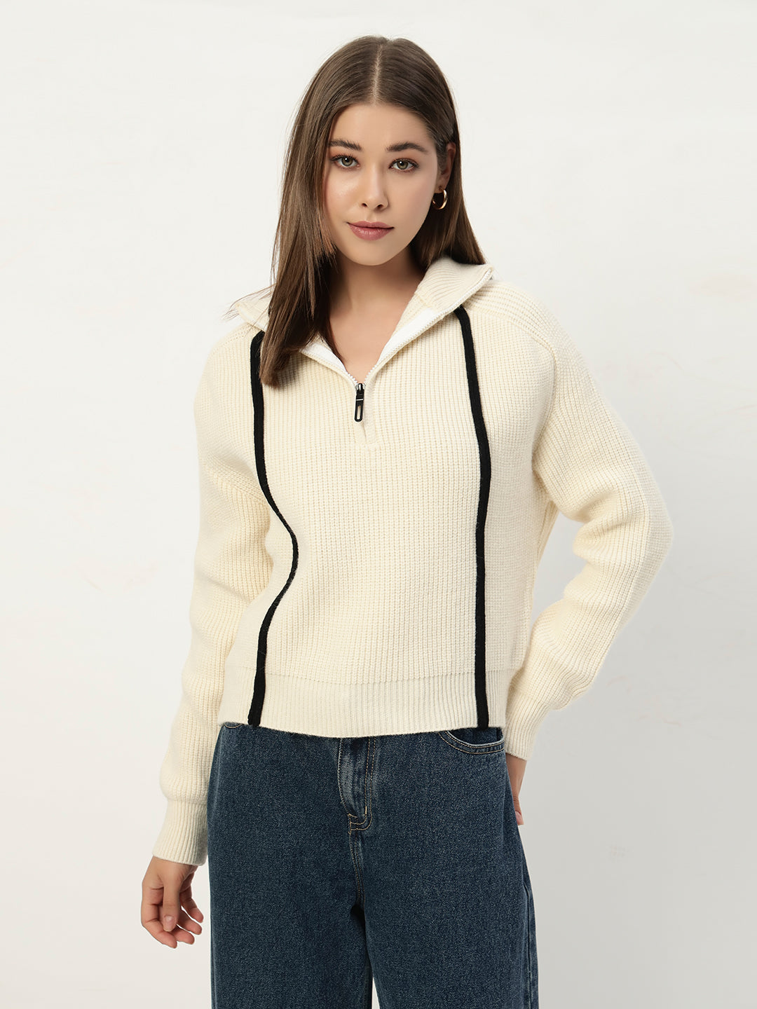 PREMIUM KNIT WHITE JUMPER