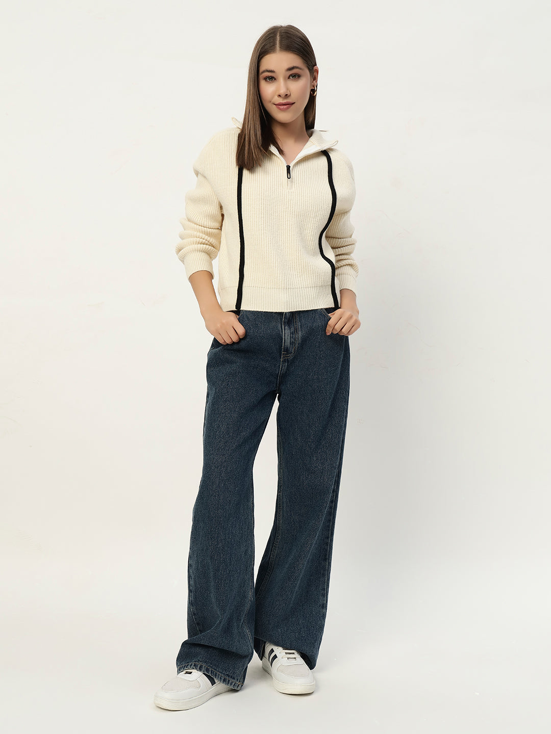 PREMIUM KNIT WHITE JUMPER