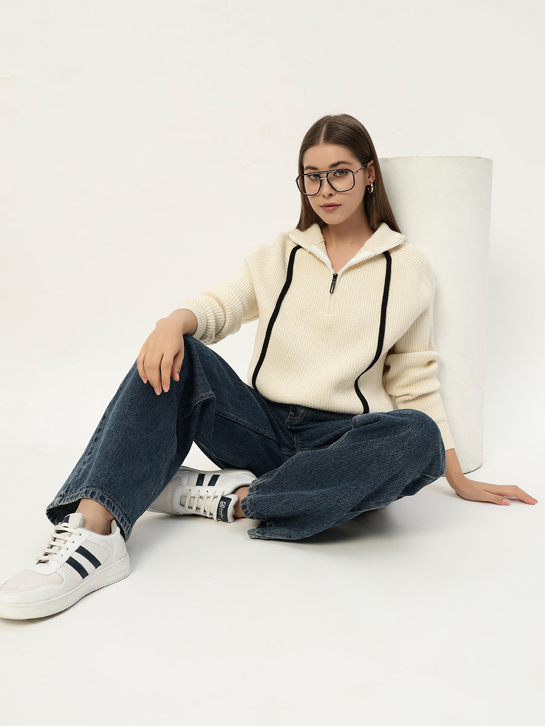 PREMIUM KNIT WHITE JUMPER