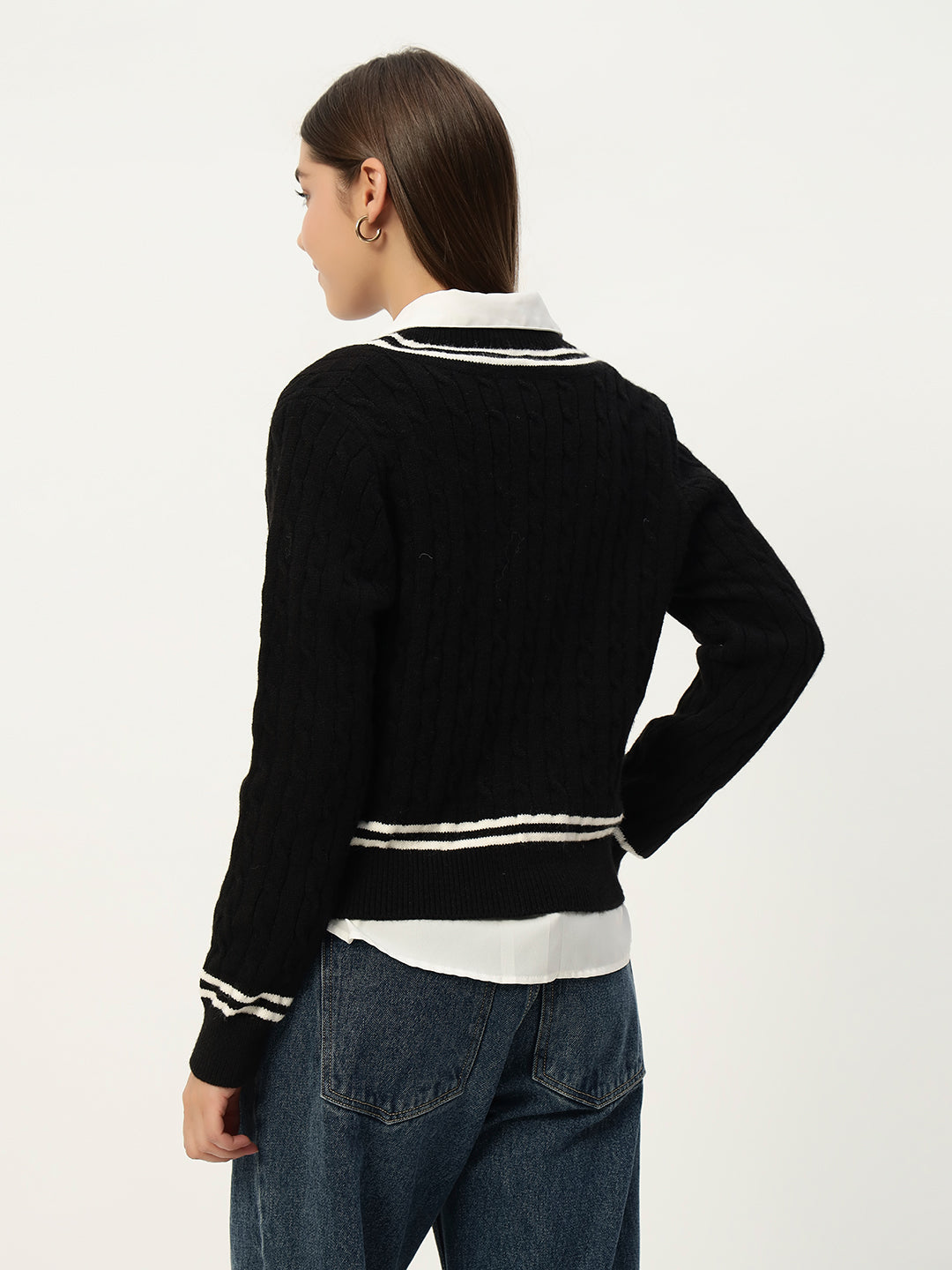 OLDSKOOL JERSEY JUMPER BLACK