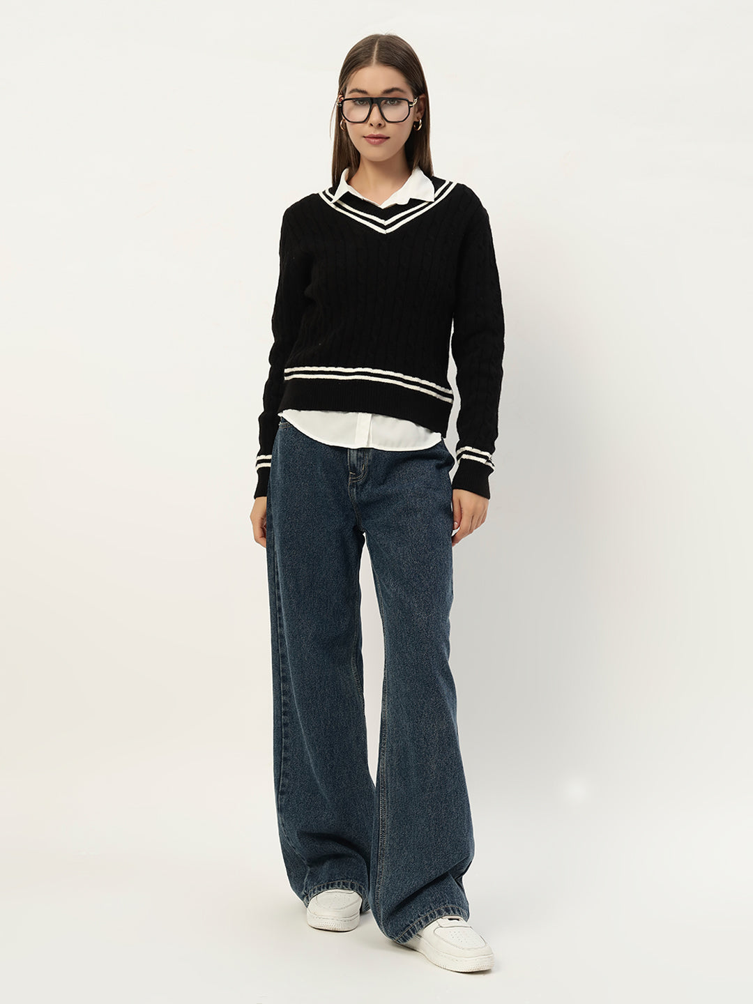 OLDSKOOL JERSEY JUMPER BLACK