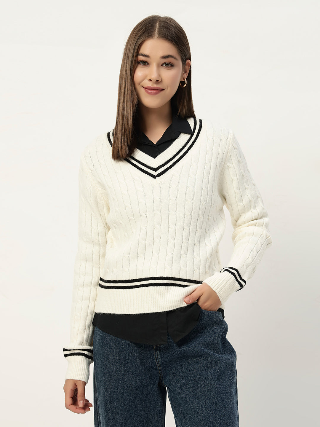OLDSKOOL JERSEY JUMPER WHITE