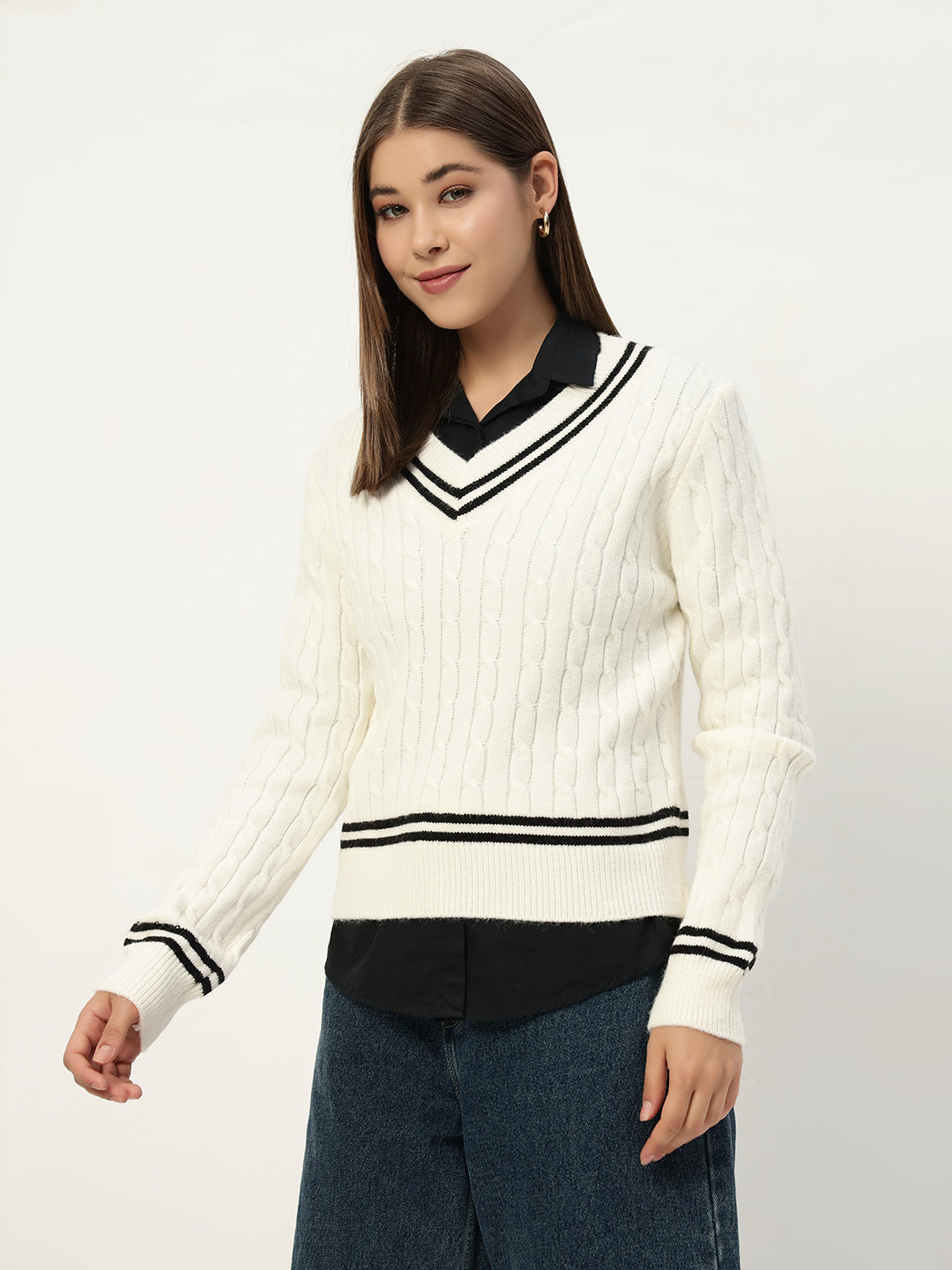 OLDSKOOL JERSEY JUMPER WHITE