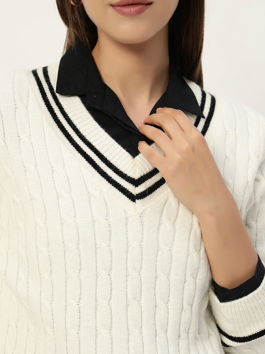 OLDSKOOL JERSEY JUMPER WHITE