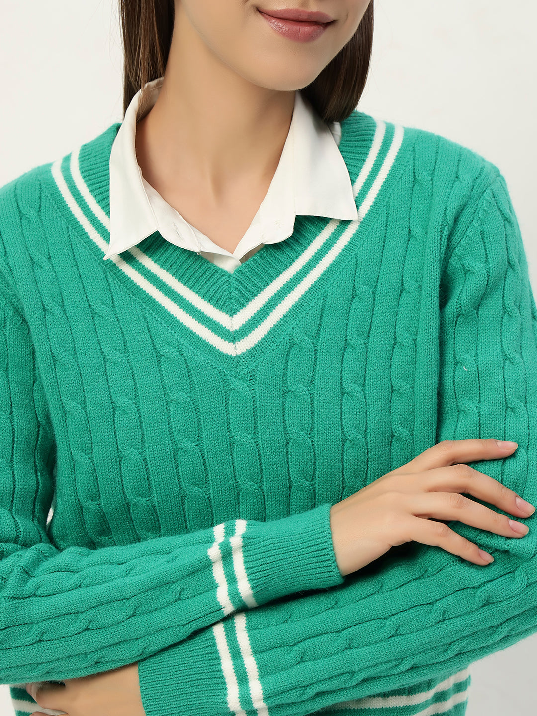 OLDSKOOL JERSEY JUMPER GREEN