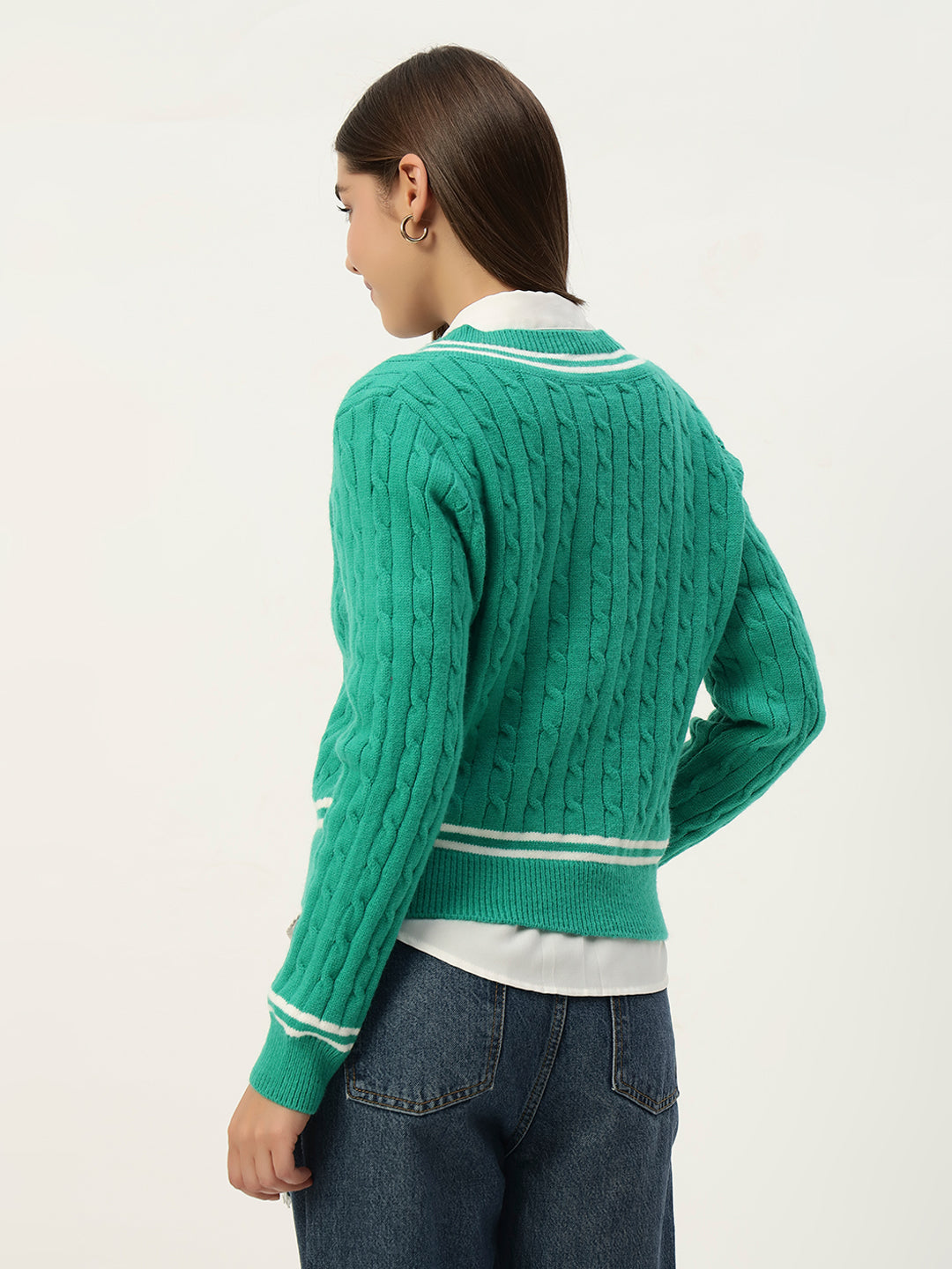OLDSKOOL JERSEY JUMPER GREEN