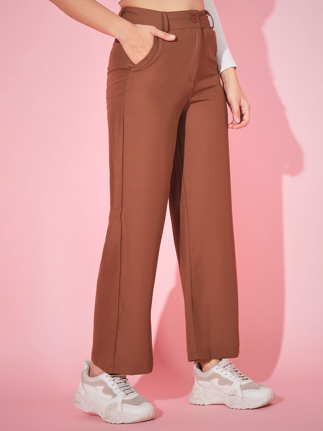Korean Pants-Brown