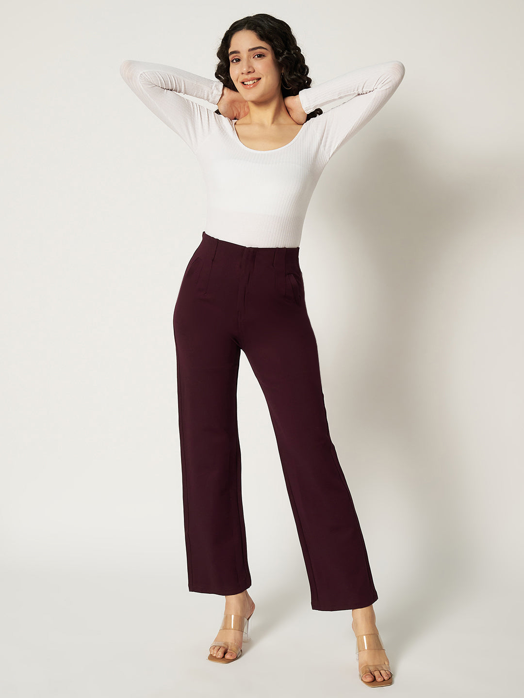 RIBBED BODYSUIT WHITE