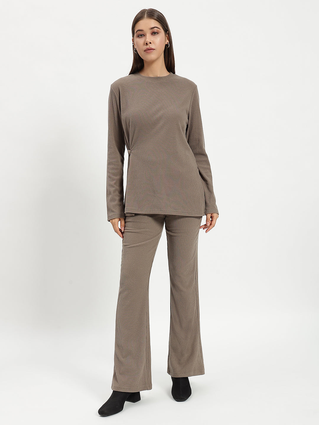 DARK GREY PURE CORDUROY CO ORD WOMEN