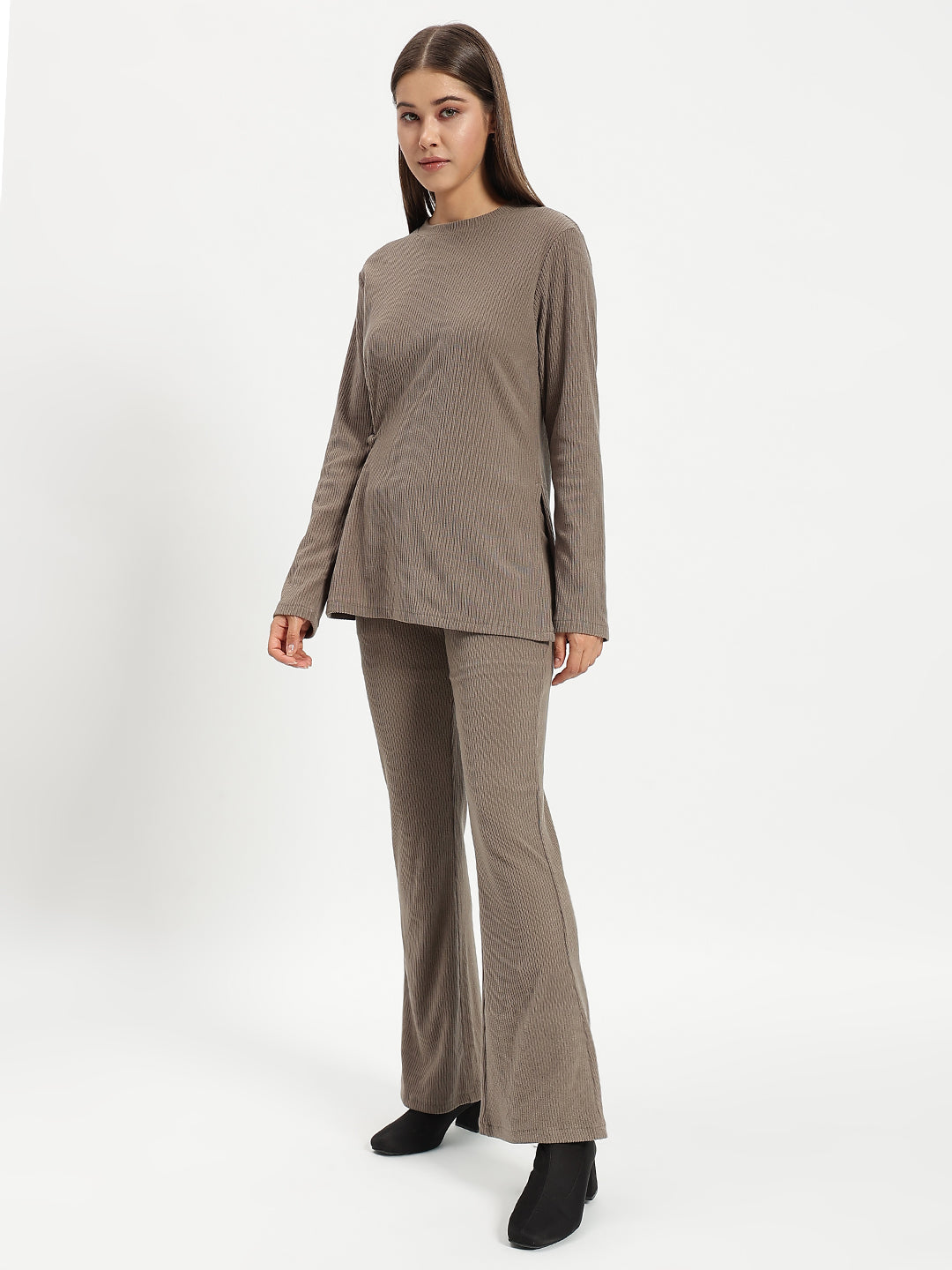 DARK GREY PURE CORDUROY CO ORD WOMEN
