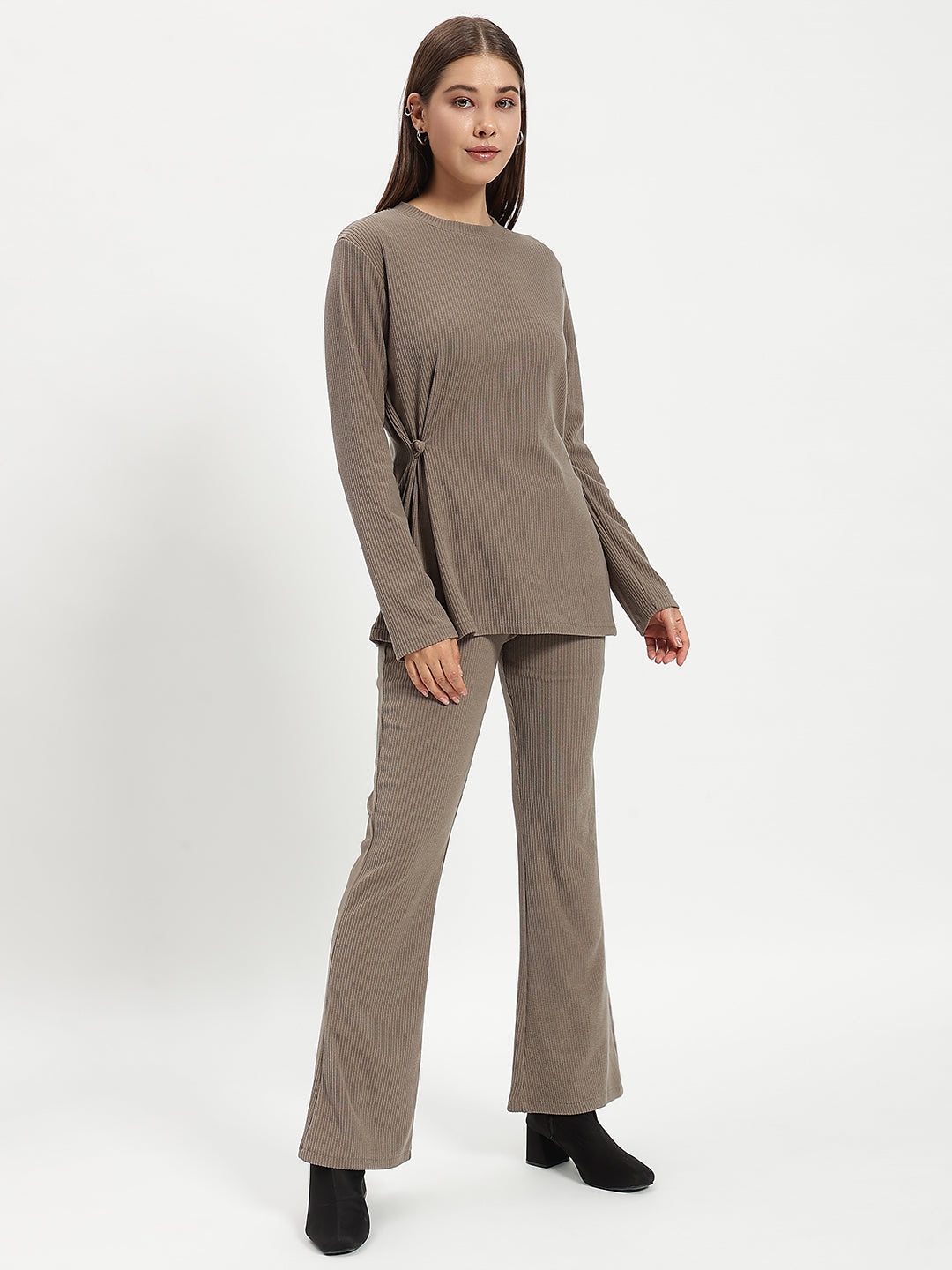 DARK GREY PURE CORDUROY CO ORD WOMEN