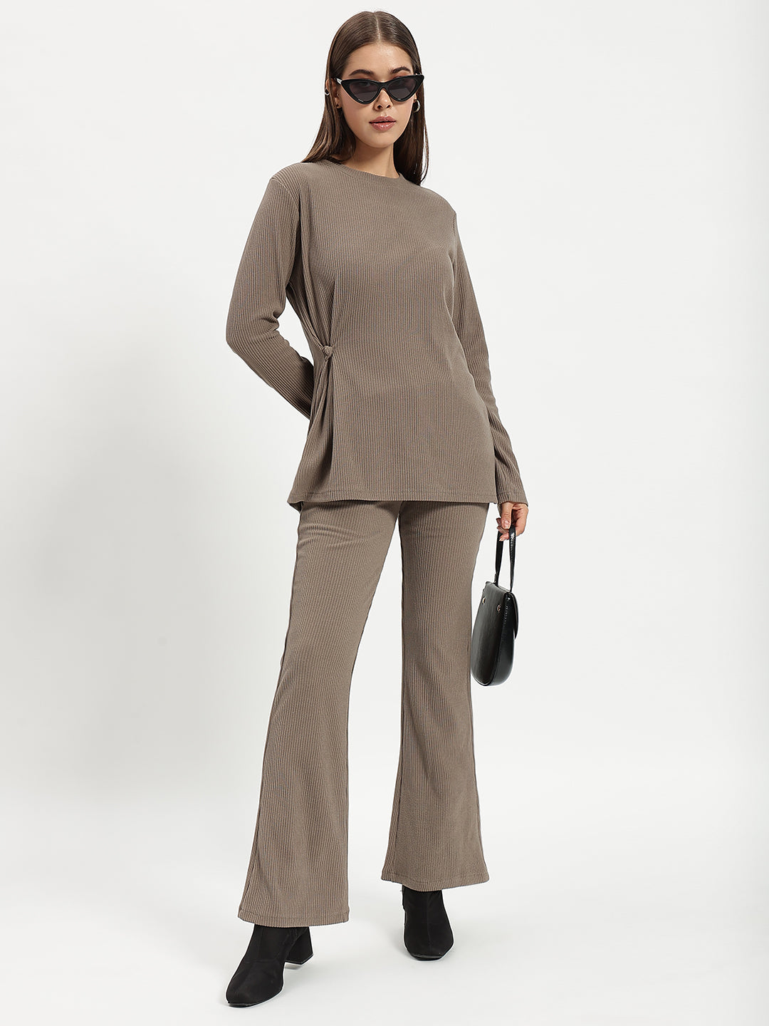 DARK GREY PURE CORDUROY CO ORD WOMEN