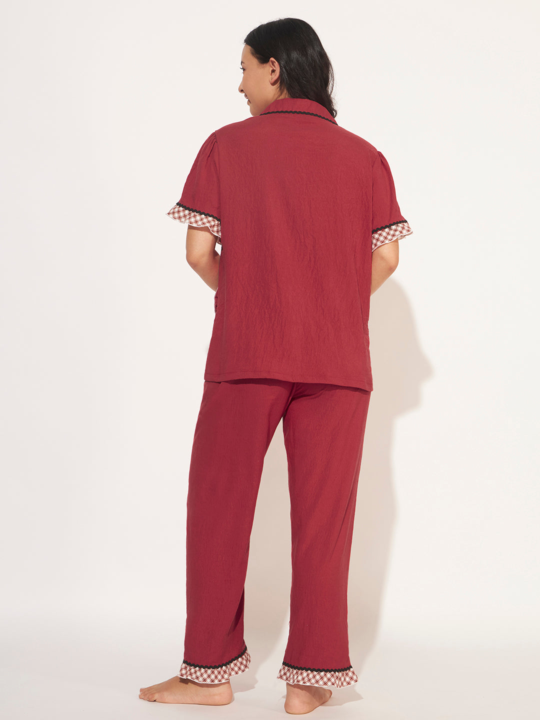CUTE KOREAN LOUNGE SET RED