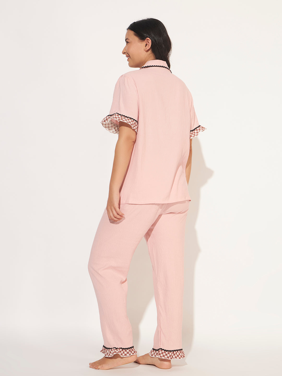 CUTE KOREAN LOUNGE SET PINK