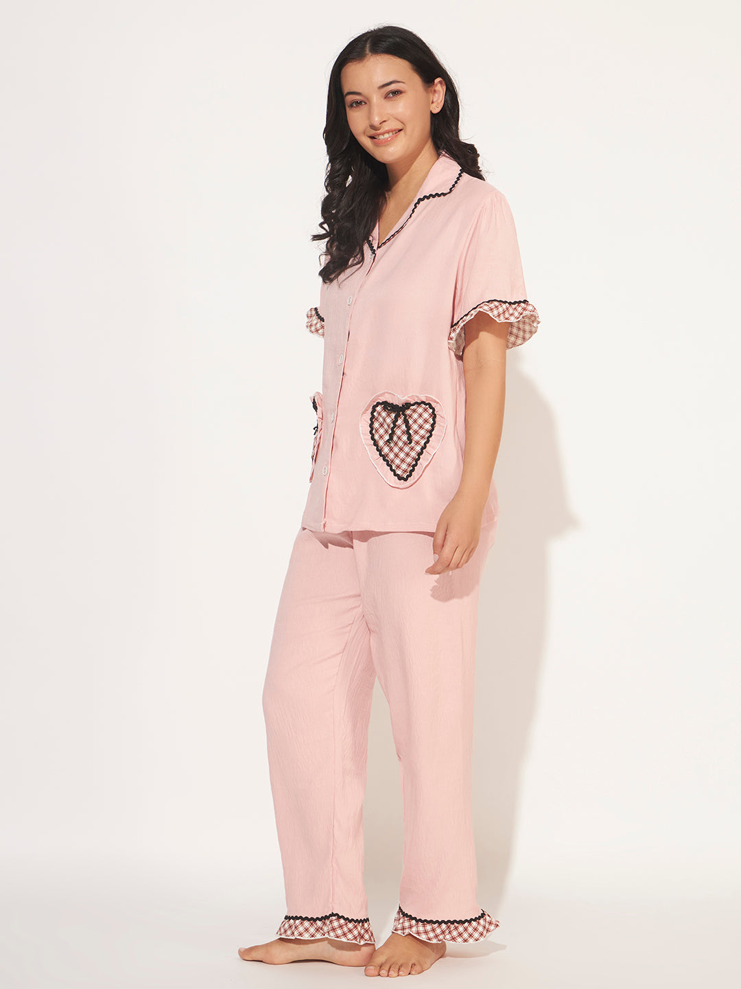 CUTE KOREAN LOUNGE SET PINK