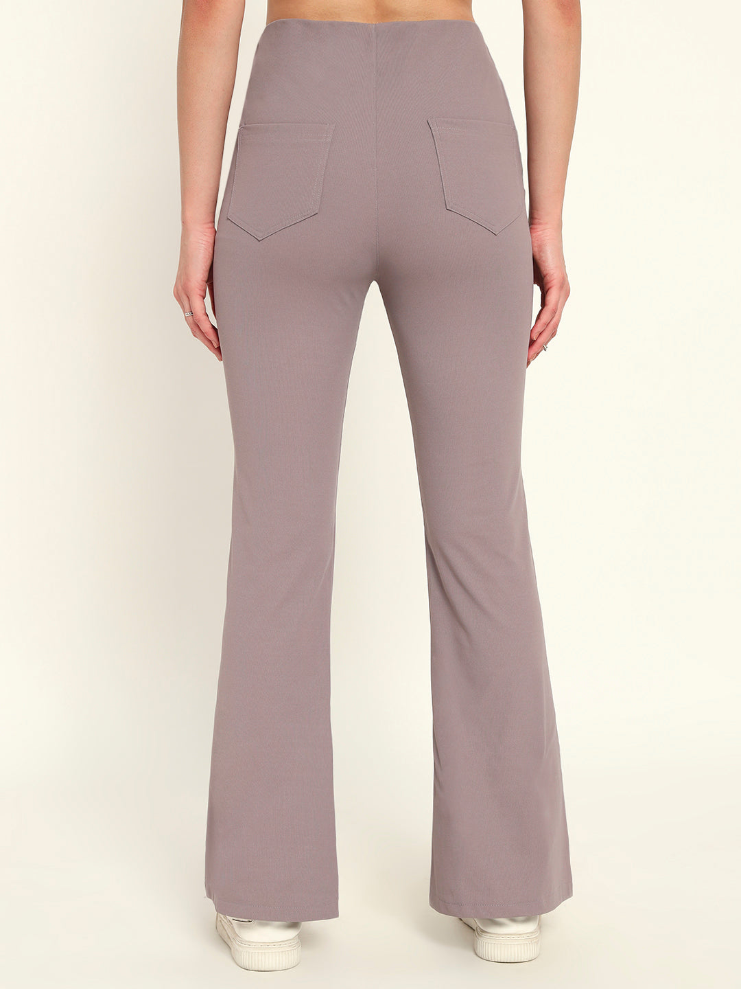 Everyday Bootcut pants-Lilac