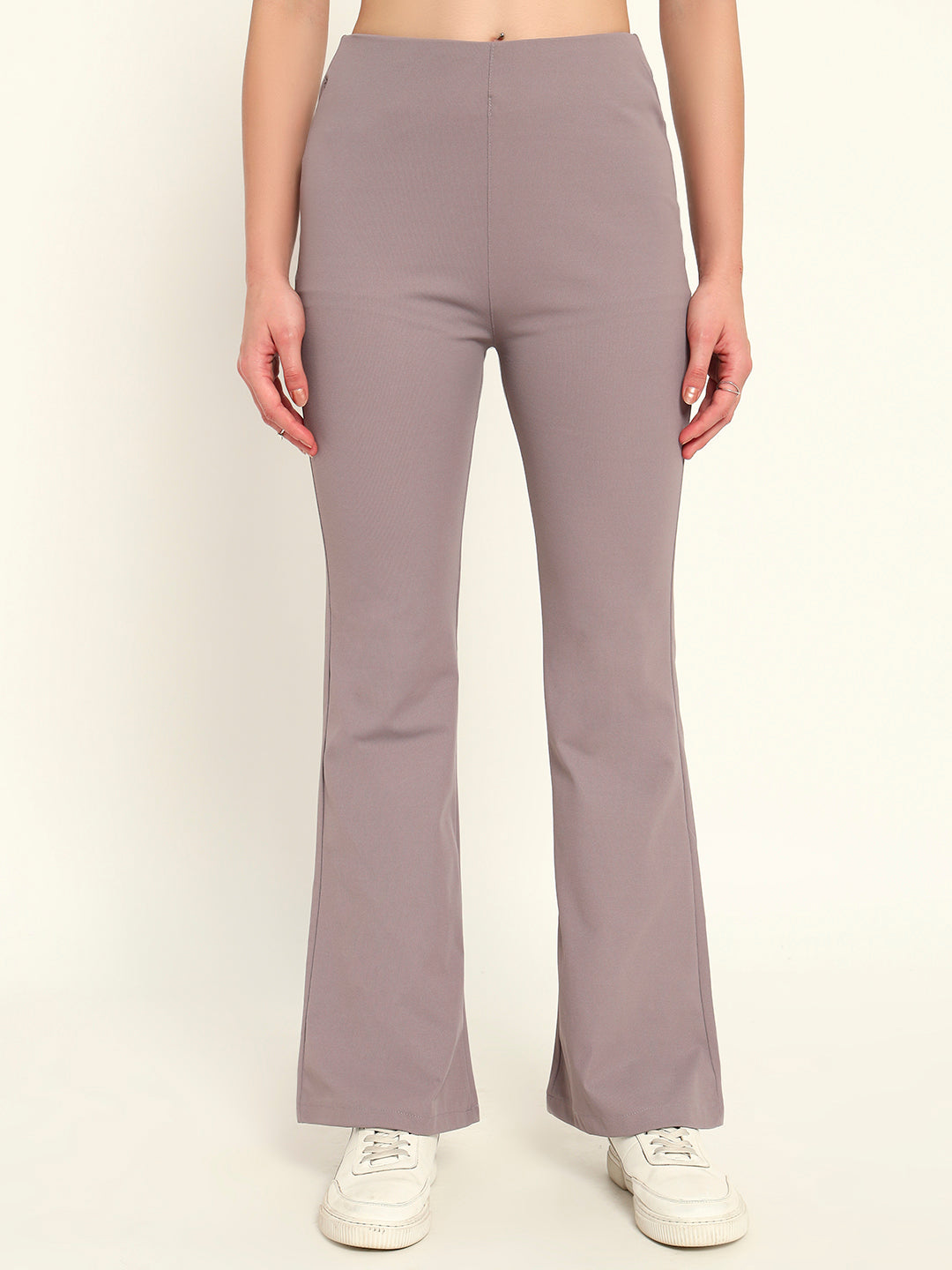 Everyday Bootcut pants-Lilac