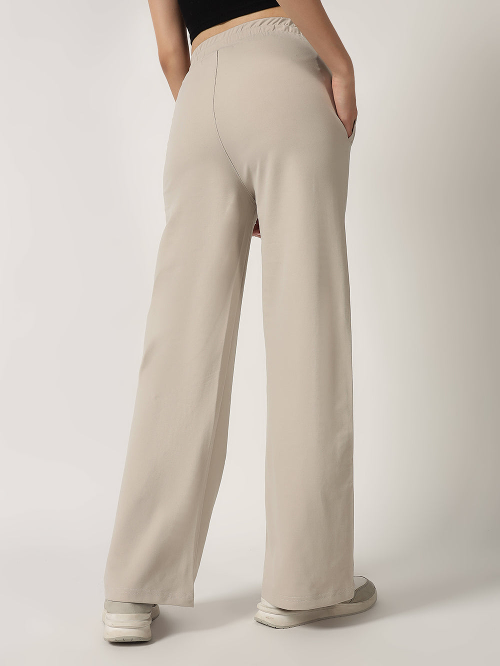 STRAIGHTFIT COTTON LOWER-BEIGE