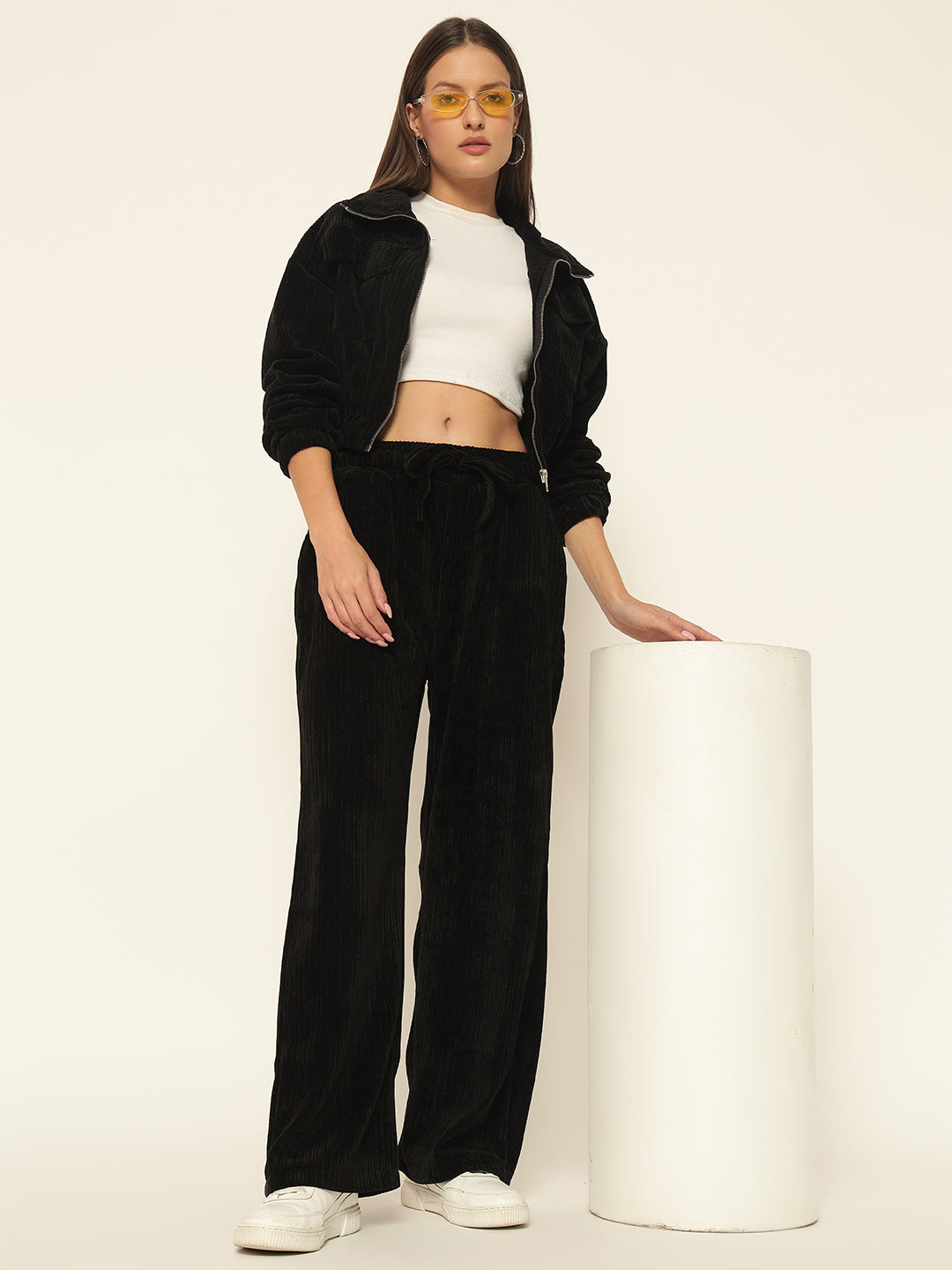 UTILITY WOOLEN COORD BLACK