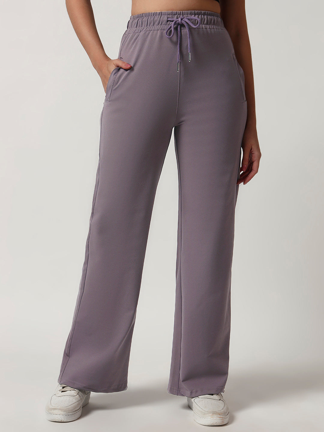STRAIGHTFIT COTTON LOWER-LILAC