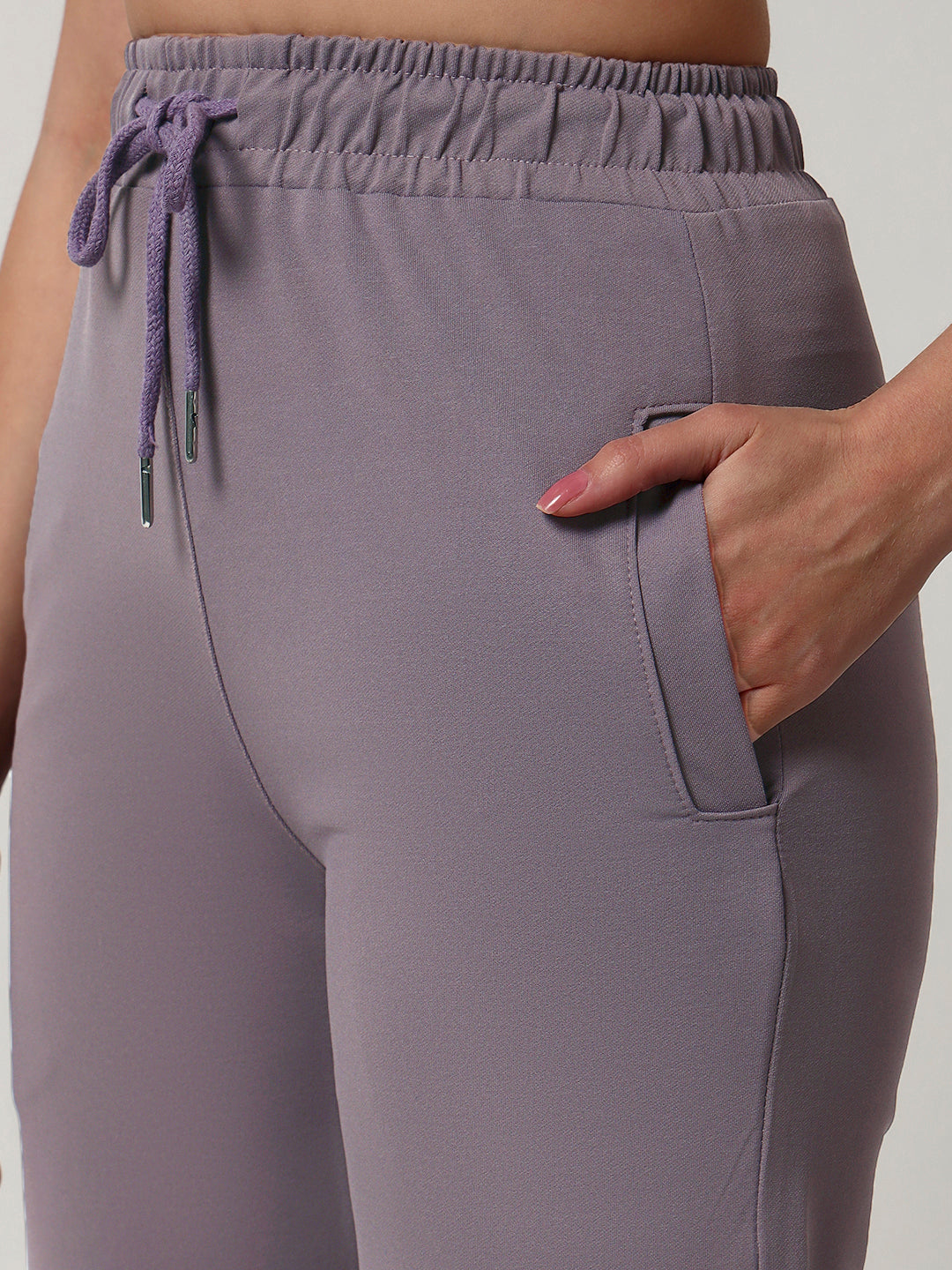 STRAIGHTFIT COTTON LOWER-LILAC