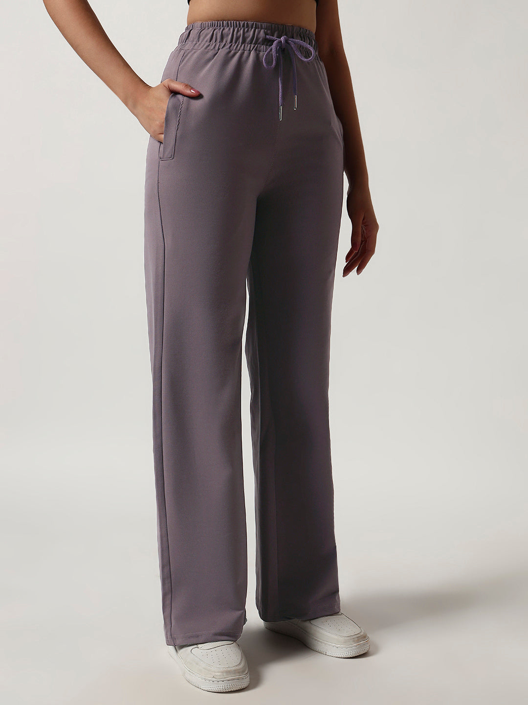 STRAIGHTFIT COTTON LOWER-LILAC
