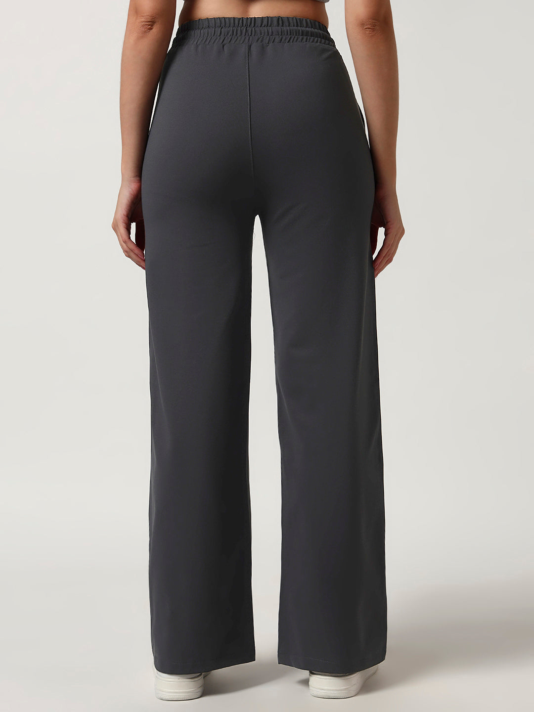 STRAIGHTFIT COTTON LOWER-DARK GREY
